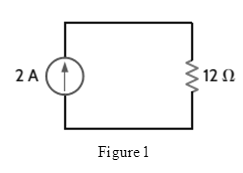 Chapter 2, Problem 2P, Determine the voltage across the resistor in Fig. P2.2 and the power dissipated. 