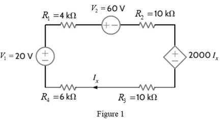 Chapter 2, Problem 35P, Find the power absorbed by the dependent source in the circuit in Fig. P2.35. 