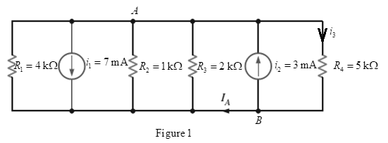 Chapter 2, Problem 50P, Find the current IA in the circuit in Fig. P2.50. 