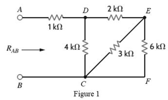 Chapter 2, Problem 59P, Find RAB in the network in Fig. P2.59. 