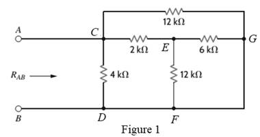 Chapter 2, Problem 63P, Find RAB in the circuit in Fig. P2.63. 