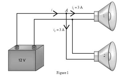 Chapter 2, Problem 6P, An automobile uses two halogen headlights connected as shown in Fig. P2.6. Determine the power 