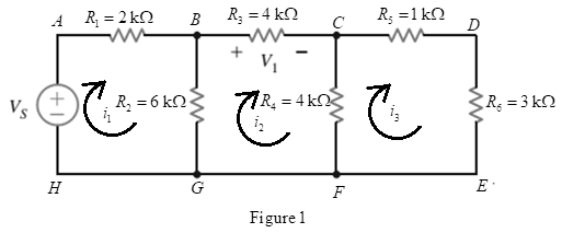 Chapter 2, Problem 88P, In the network in Fig. P2.88, V1=12V. Find VS. 