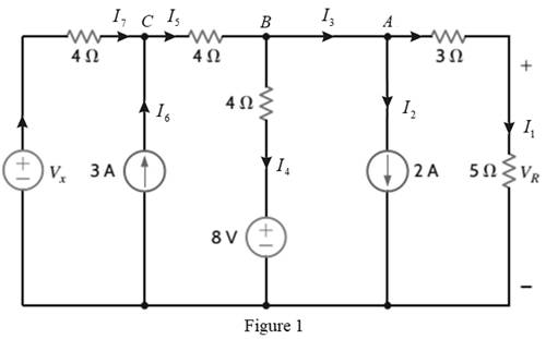 Chapter 2, Problem 91P, If VR=15V, find VX in Fig. P2.91. 