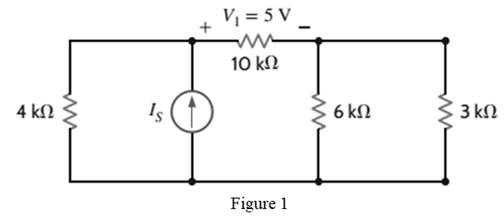 Chapter 2, Problem 93P, If V1=5V in the circuit in Fig. P2.93, find IS. 