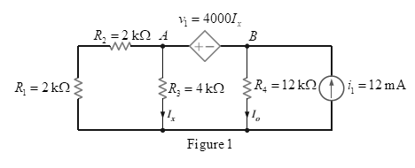Chapter 3, Problem 106P, Find Io in the network in Fig. P3.106 using nodal analysis. 