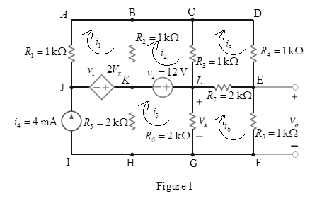 Chapter 3, Problem 122P, Using loop analysis, find Vo in the circuit in Fig. P3.122. 