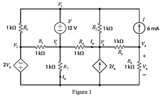Chapter 3, Problem 130P, Find Io in the network in Fig. P3.130 using nodal analysis. 