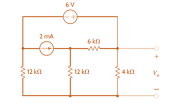 Chapter 3, Problem 36P, Find Vo in the circuit in Fig. P3.36 using nodal analysis. 