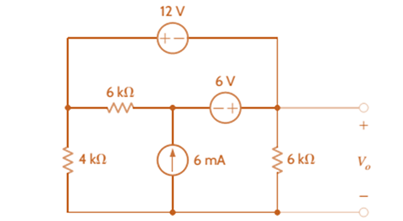 Chapter 3, Problem 37P, Use nodal analysis to find Vo in the circuit in Fig. P3.37. 