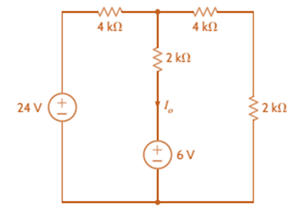 Chapter 3, Problem 68P, Find Io in the circuit in Fig. P3.68 using mesh analysis. 