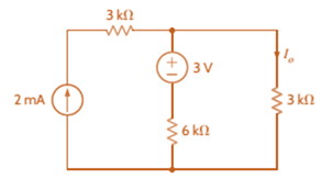 Chapter 3, Problem 70P, Find Io in the circuit in Fig. P3.70 using mesh analysis. 