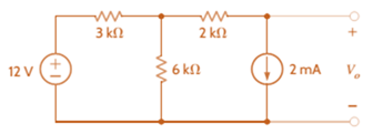 Chapter 3, Problem 71P, Use mesh analysis to find Vo in the network in Fig. P3.71. 