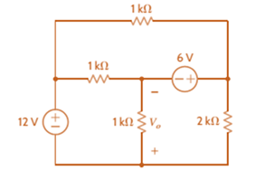 Chapter 3, Problem 74P, Find Vo in Fig. P3.74 using mesh analysis. 