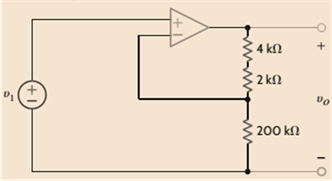 Chapter 4, Problem 10P, Assuming an ideal op-amp, determine the voltage gain of the circuit in Fig. P4.10. 
