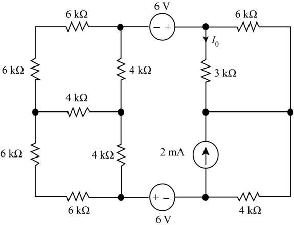 Chapter 5, Problem 108P, Use a combination of Y- transformation and source transformation to find Io in the circuit in Fig. 