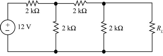 Chapter 5, Problem 112P, Find RL in the network in Fig. P5.112 in order to achieve maximum power transfer. 