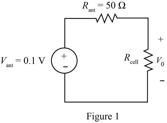 Chapter 5, Problem 129P, A cell phone antenna picks up a call. If the antenna and cell phone are modeled as shown in Fig. 