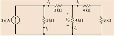 Chapter 5, Problem 2P, Find Io in the network in Fig. P5.2 using linearity and the assumption that Io=1mA. 