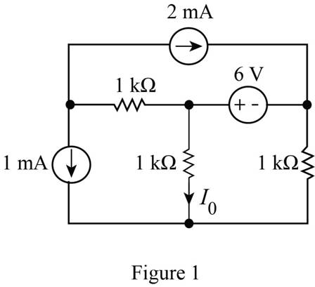 Chapter 5, Problem 34P, Find Io in the network in Fig. P5.34 using ThĂ©venins theorem. 