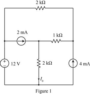 Chapter 5, Problem 35P, Find Io in the circuit in Fig. P5.35 using ThĂ©venins theorem. 