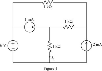 Chapter 5, Problem 36P, Find Io in the network in Fig. P5.36 using ThĂ©venins theorem. 