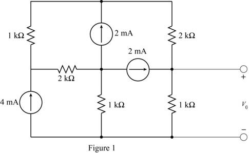 Chapter 5, Problem 44P, Use ThĂ©venins theorem to find Vo in the circuit in Fig. P5.44. 