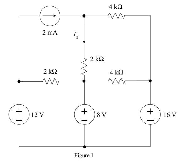 Chapter 5, Problem 45P, Use ThĂ©venins theorem to find Io in Fig. P5.45. 