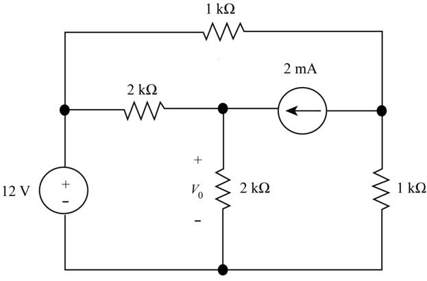 Chapter 5, Problem 54P, Use Nortons theorem to find Vo in the network in Fig. P5.54. 