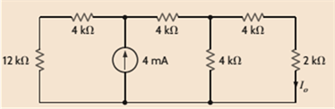 Chapter 5, Problem 5P, Find Io in the circuit in Fig. P5.5 using linearity and the assumption that Io=1mA. 