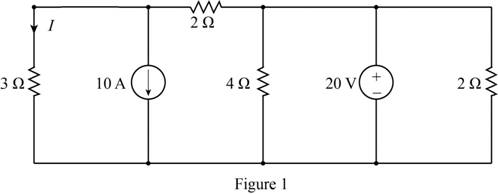 Chapter 5, Problem 5PFE.4TP, What is the current I in Fig. 5PFE4? a. 8 Ac. 0 A b. 4A d. 4 A 