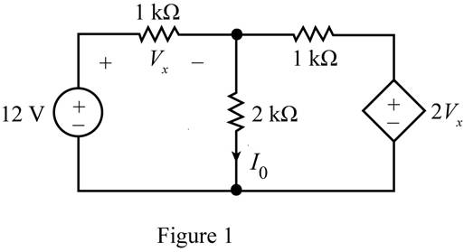 Chapter 5, Problem 66P, Find Io in the circuit in Fig. P5.66 using ThĂ©venins theorem. 