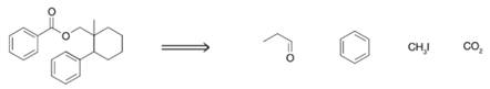 Chapter 19, Problem 60P, 19.60	Develop a synthesis for the following molecule using only the indicated materials as sources 
