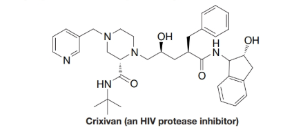 Chapter 2, Problem 36P, Identify all of the functional groups in Crixivan, an important drug in the treatment of AIDS. 