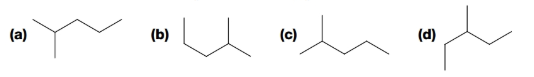 Chapter 4, Problem 2PP, Which structure does not represent 2-methylpentane?

 