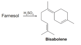 Chapter G, Problem 1PP, Practice Problem G.1 When farnesol is treated with sulfuric acid, it is converted to bisabolene. 