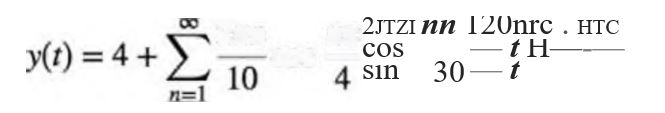 For The Fourier Series Given By Where T Is Time In Seconds What Is The