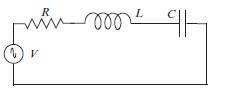 Chapter 1, Problem 26P, The current in a series RCL circuit is given by: I=VR2(L1C)2 Where  =2 f. Calculate I for the 