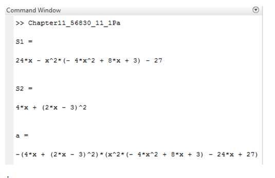 MATLAB: AN INTRODUCTION WITH APPLICATIO, Chapter 11, Problem 1P , additional homework tip  1