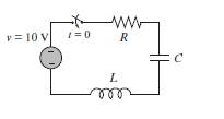 Chapter 11, Problem 30P, 30. The current, i, in a series RLC circuit when the switch is closed a t, = 0 can be determined 