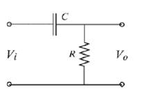 Chapter 7, Problem 37P, The simple RC high-pass filter shown in the figure passes signals with frequencies higher than a 