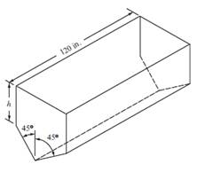 Chapter 9, Problem 12P, A flat rectangular sheet of metal that is 70 in. wide and 120 in. long is formed to make a container 