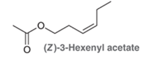 Chapter 11, Problem 43CP, The compound Z-3-hexenyl acetate is one of several volatile organic signaling compounds released 