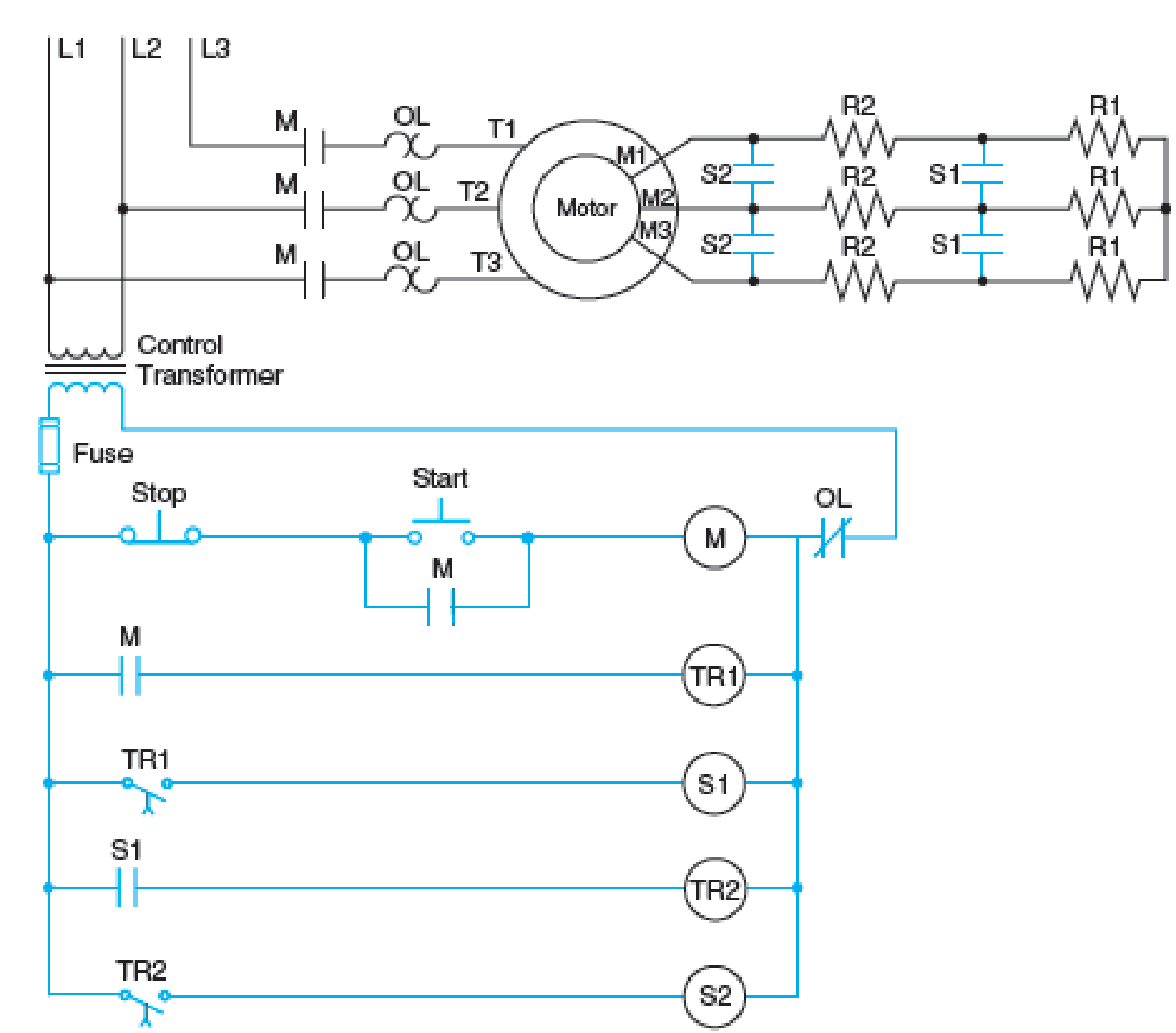 Chapter 36, Problem 4SQ, If one of the secondary resistor contacts (S2) fails in Figure 361, what will happen? Fig. 361 