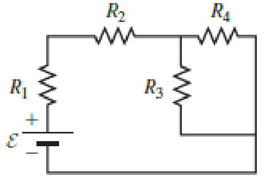 Chapter 29, Problem 66PQ, An ideal emf device is connected to a set of resistors as shown in Figure P29.66. Find an expression 