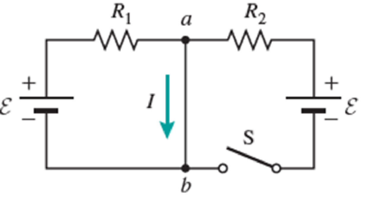 Chapter 29, Problem 85PQ, Figure P29.84 shows a circuit that consists of two identical emf devices. If R1 = R2 = R and the 