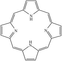 Chapter 13, Problem 13.22E, Figure 13.27 shows the structure of the molecule porphine. Figure 13.27 The structure of porphine. 