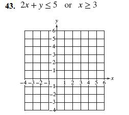 Chapter 3.5, Problem 44PE, For exercises 41-55, graph the solution set of each compound inequality. (see examples 4-6) 44. 