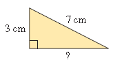 Chapter 10.3, Problem 80PE, For Exercises 77–80, determine the length of the third side of the right triangle. Write the answer 