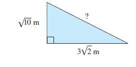 Chapter 13, Problem 24CRE, Find the length of the missing side. 